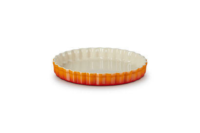 Stoneware Fluted Flan Dish