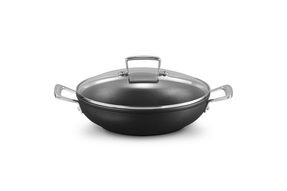 Toughened Non-Stick Shallow Casserole with Glass Lid
