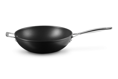 Toughened Non-Stick Stir-Fry Pan with Helper Handle