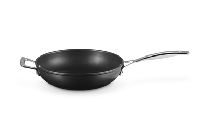 Toughened Non-Stick Deep Frying Pan with Helper Handle