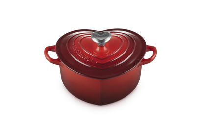 Cast Iron Heart Shaped Casserole with Heart Knob