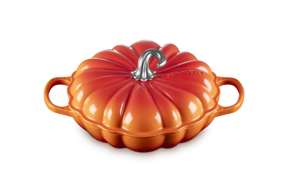 Cast Iron Pumpkin Shallow Casserole