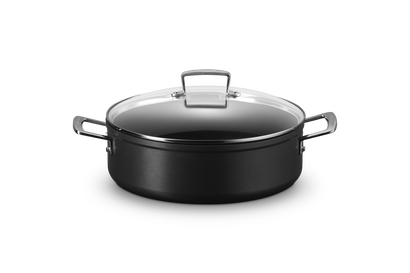 Toughened Non-Stick Sauteuse with Glass Lid
