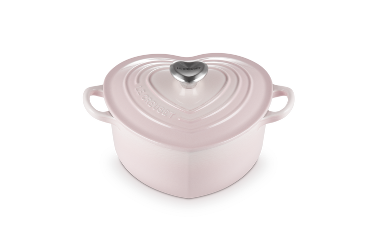 Cast Iron Heart Shaped Casserole with Heart Knob