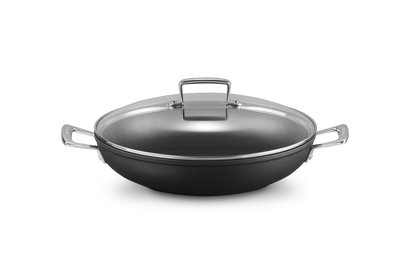 Toughened Non-Stick Shallow Casserole with Glass Lid