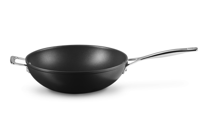 Toughened Non-Stick Stir-Fry Pan with Helper Handle