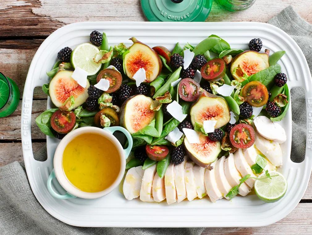Coconut Milk Poached Chicken Salad