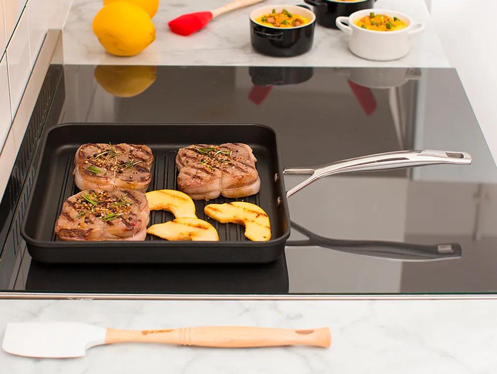 Grilled Fillet Steak with Apple and Pear