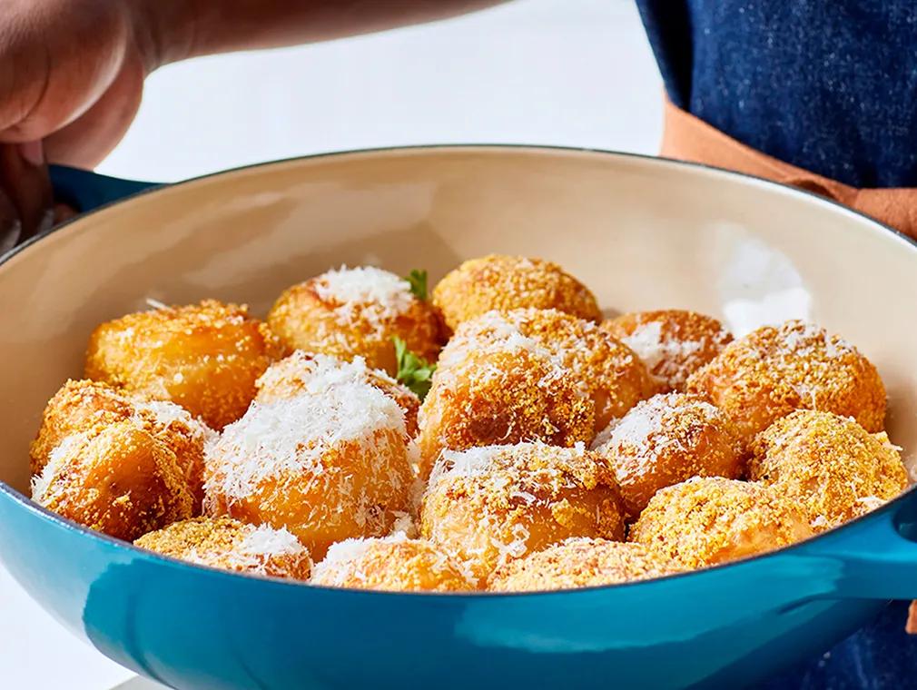 Ultimate Roast Potatoes With A Parmesan And Polenta Crust