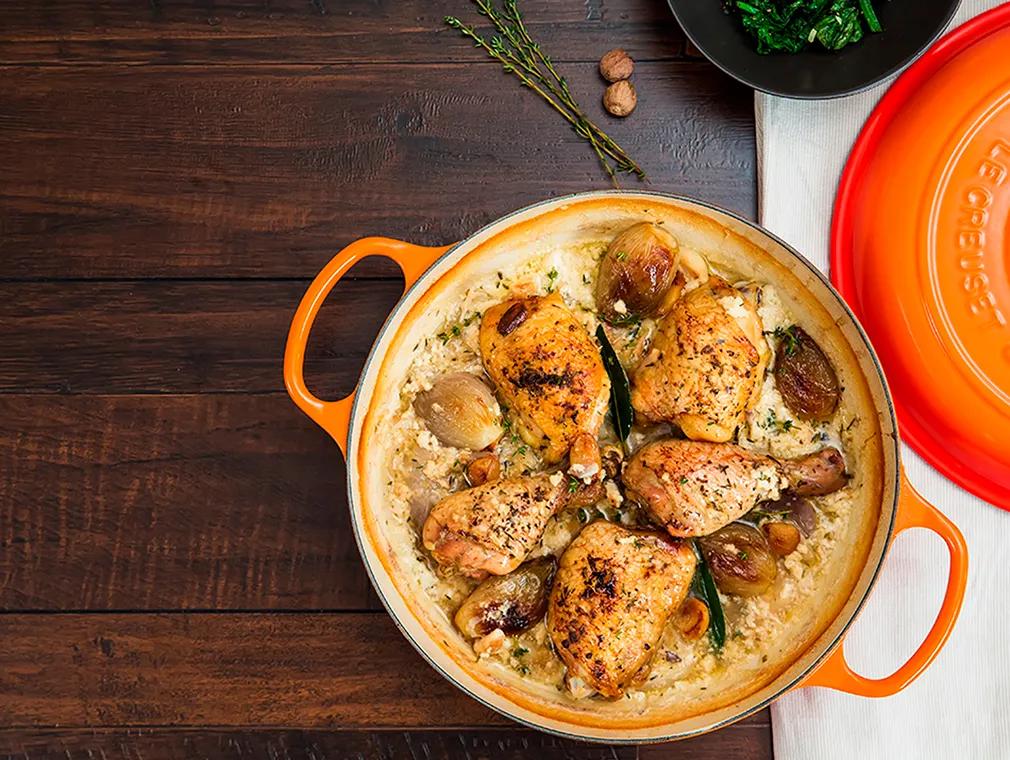 Provencal Braised Chicken In Milk