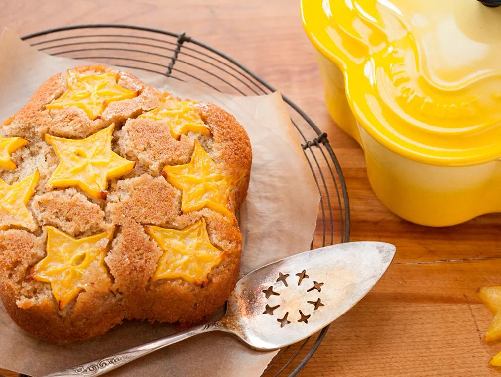 Star Fruit Upside-Down Cake
